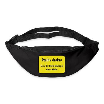 Montag - Gürteltasche - Schwarz - Vorne