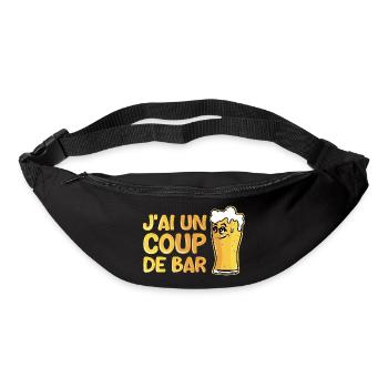 J’ai un coup de bar - Sac banane - noir - Devant