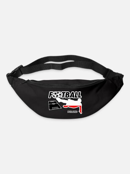 Fièvre du football Pologne - Sac banane - noir