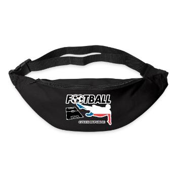 La fièvre du football République tchèque - Sac banane - noir - Devant
