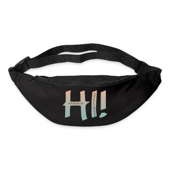 HI HUMAN INTELLIGENCE - Bum bag - black - Front
