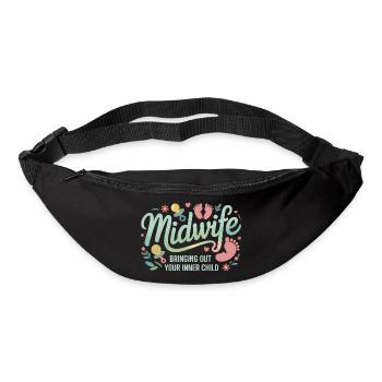Midwife Inner Child Bloom - Bum bag - black - Front
