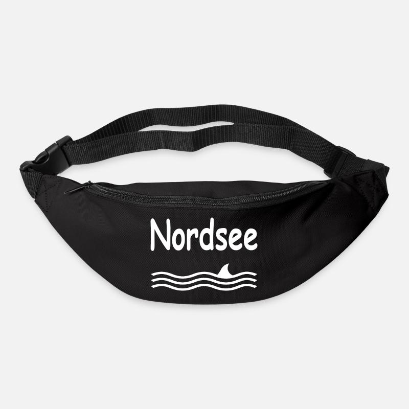 Nordsee - Gürteltasche - Schwarz