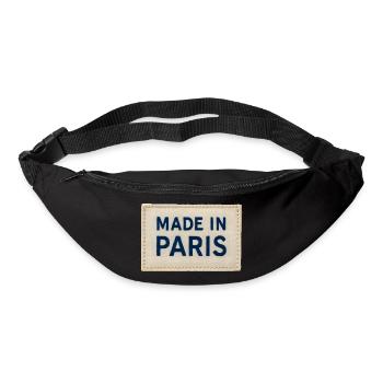 Made in Paris Fabric Patch - Bum bag - black - Front