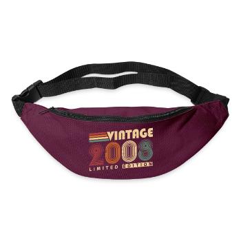 Vintage 2008 Vintage Birthday Gift - Bum bag - burgundy - Front