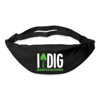 Horticulture Digging Plant Lover Garden Gardener - Bum bag - black - Front