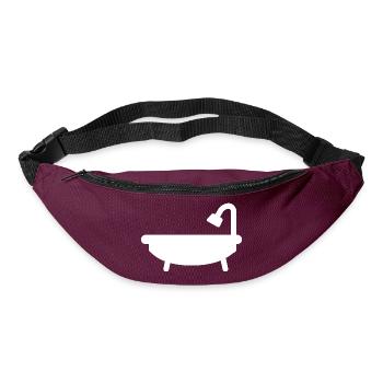 Bathtub - Bum bag - burgundy - Front