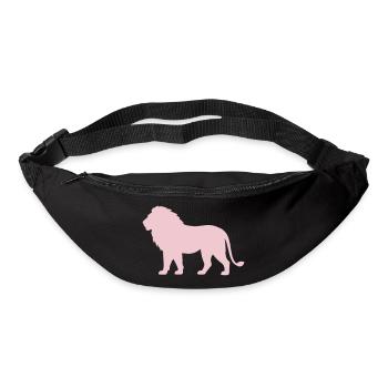 Pastel Lion Silhouette - Bum bag - black - Front