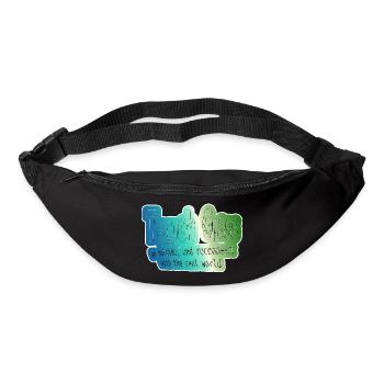 Raus in die Natur Realwelt Verbinden - Gürteltasche - Schwarz - Vorne
