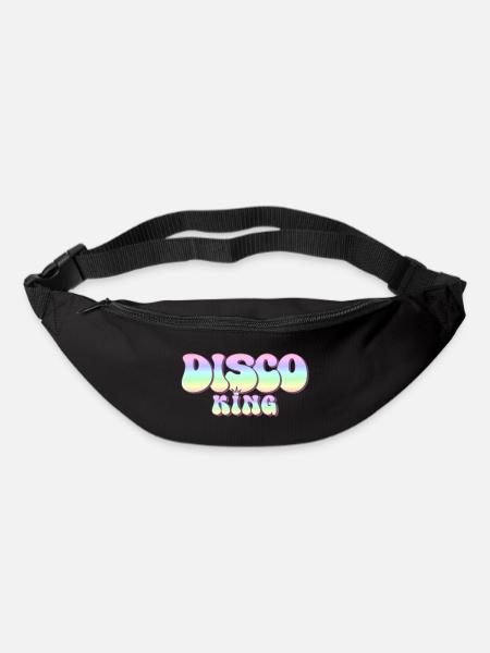 Discoking 70er Jahre Party groovy 70s Disco King - Gürteltasche - Schwarz