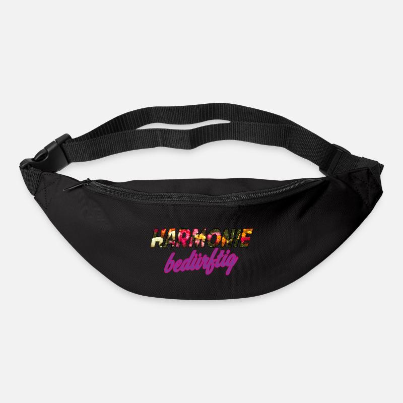 Harmonie bedürftig - Gürteltasche - Schwarz