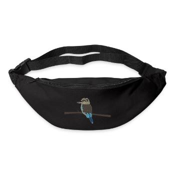 Lachender Hans - Kookaburra ohne Hintergrund - Gürteltasche - Schwarz - Vorne