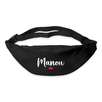 Manou - Gürteltasche - Schwarz - Vorne
