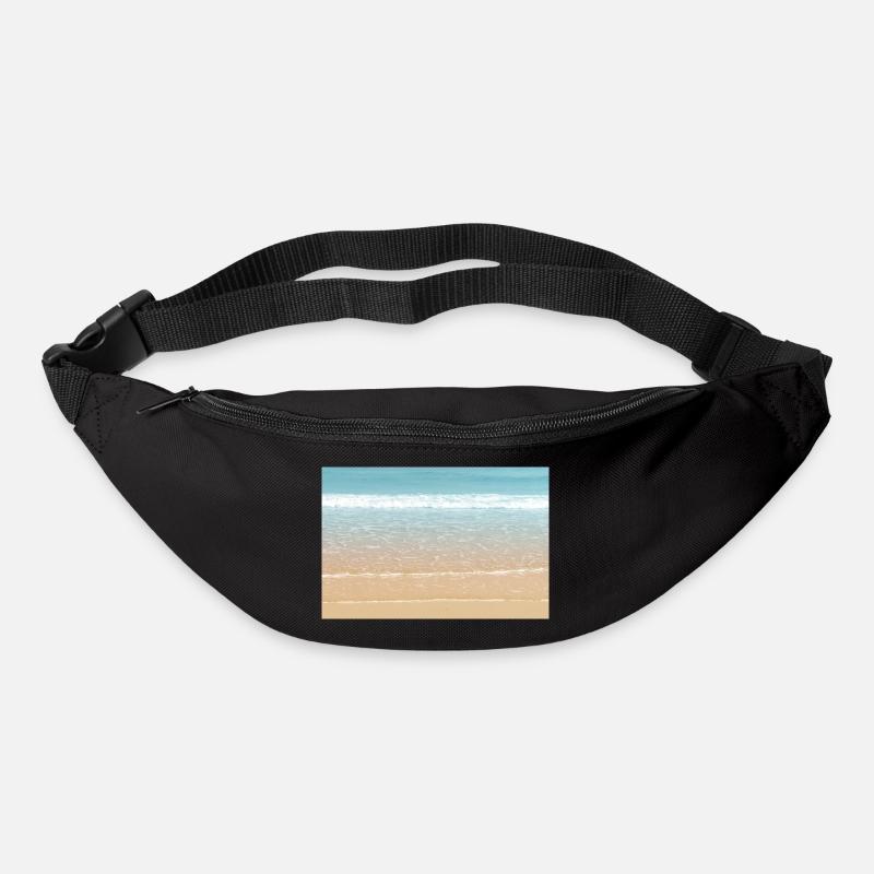 Pretty white wave - Bum bag - black
