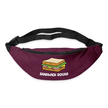 Sandwich - Sandwich Squad - Gürteltasche - Burgunderrot - Vorne