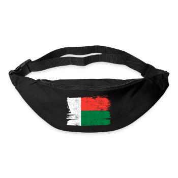 Madagascar Flag Flag Peace Vintage - Bum bag - black - Front