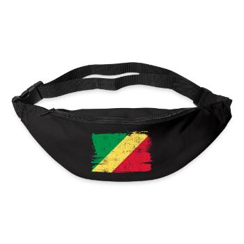 Republic of the Congo Flag Flag Peace Vintage - Bum bag - black - Front