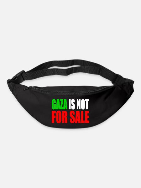 gaza is not for sale - Bum bag - black