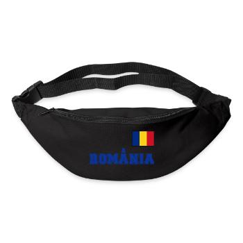 Romania jersey look – România with flag flag - Bum bag - black - Front
