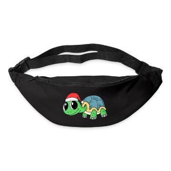Turtle Christmas - Bum bag - black - Front