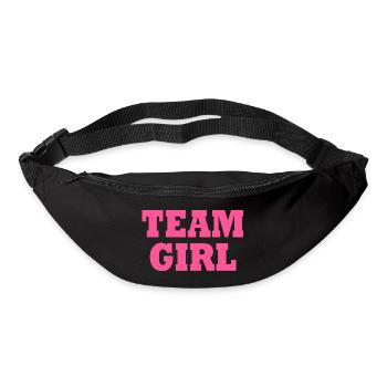 Team girl - Sac banane - noir - Devant