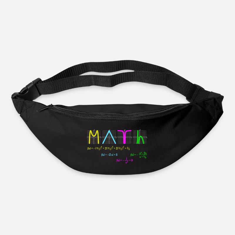 Math with Functions colored - Sac banane - noir