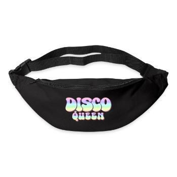 Discoqueen 70er Jahre Party groovy 70s Disco Queen - Gürteltasche - Schwarz - Vorne