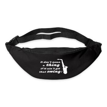Dont mean a thing - Bum bag - black - Front
