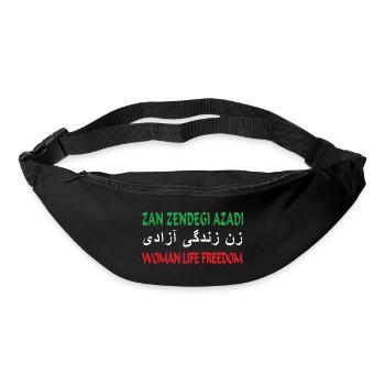 Woman Life Freedom Zan Zendegi Azadi - Bum bag - black - Front