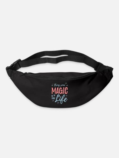 Bring Magic in your Life - Sac banane - noir