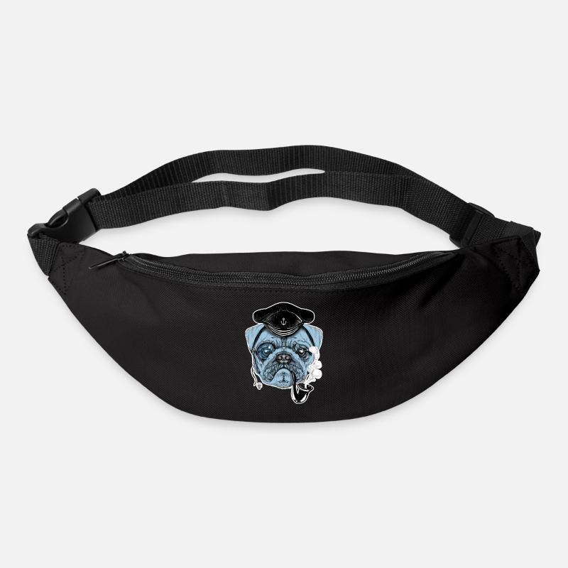 Pug Sailor - Bum bag - black