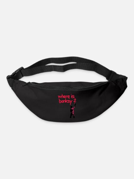 where is banksy - Bum bag - black