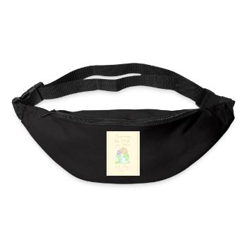 The world needs a big Hug - Bum bag - black - Front
