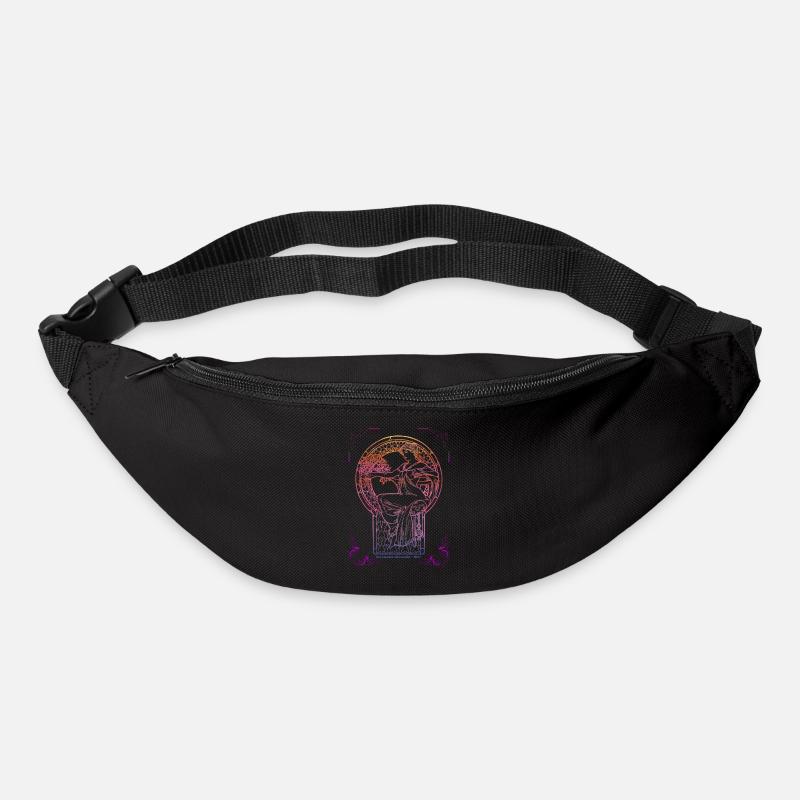 Alfons Mucha - Gürteltasche - Schwarz