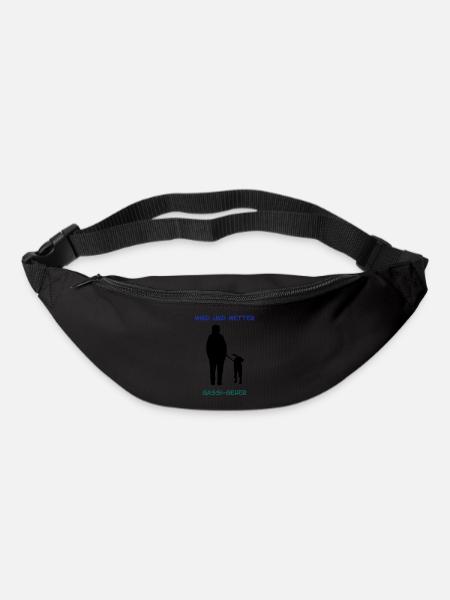 Gassi Geher_cb - Gürteltasche - Schwarz