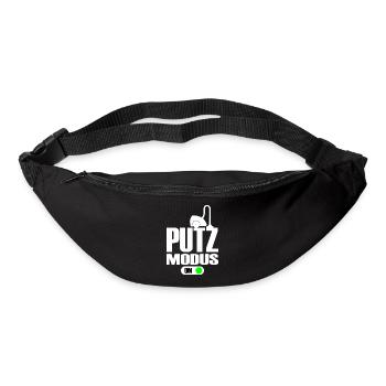 Femme de ménage en mode nettoyage An Lustig - Sac banane - noir - Devant