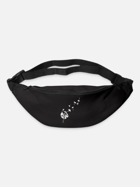 Pusteblume - Gürteltasche - Schwarz