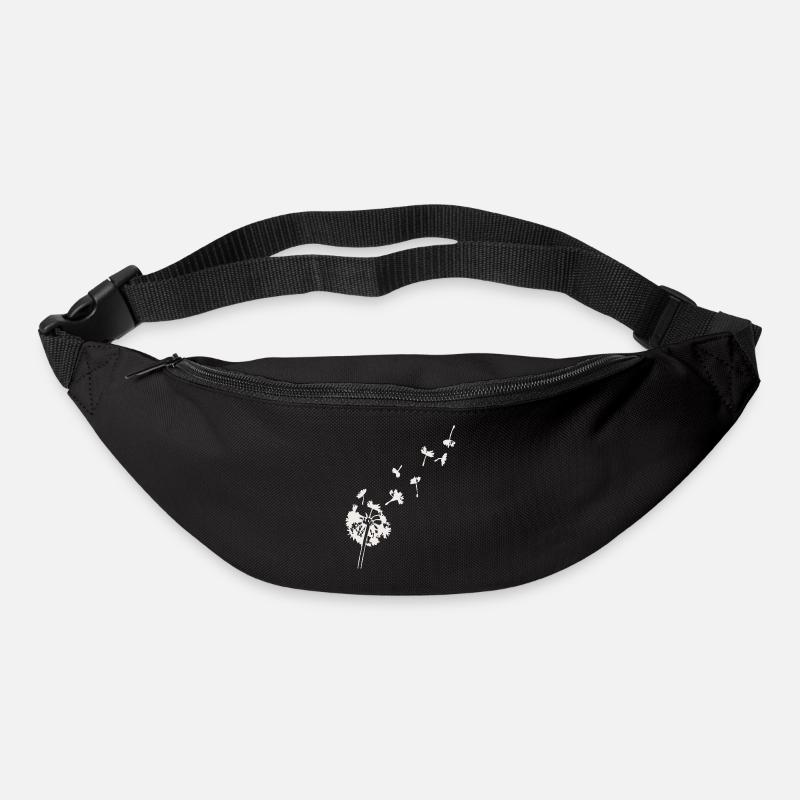 Pusteblume - Gürteltasche - Schwarz