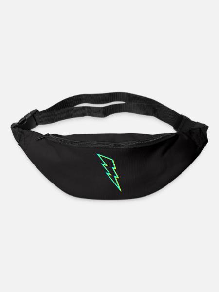 Blitz ϟ - Gürteltasche - Schwarz