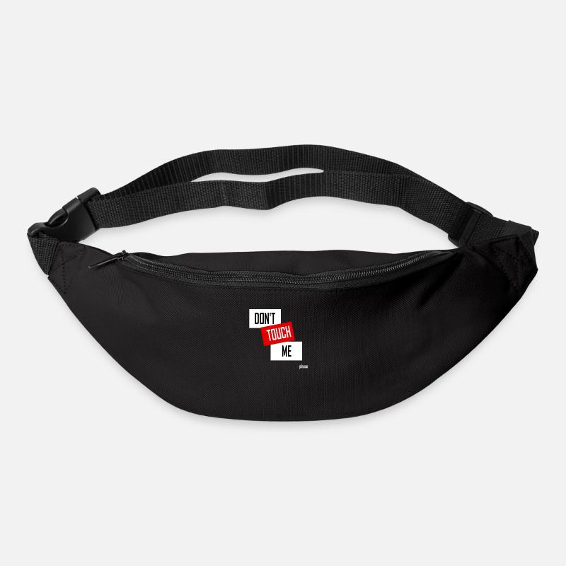 DON'T TOUCH ME (please) - Bum bag - black