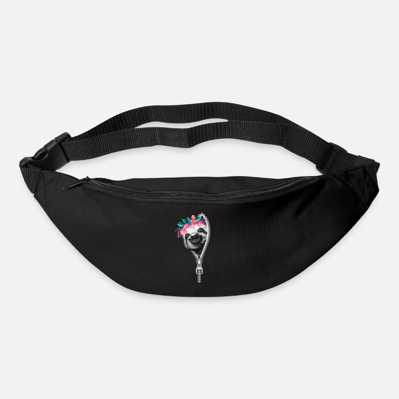 Faultier - Gürteltasche - Schwarz