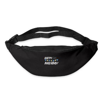 Happy Birthday Birthday Cat Cat Gift - Bum bag - black - Front