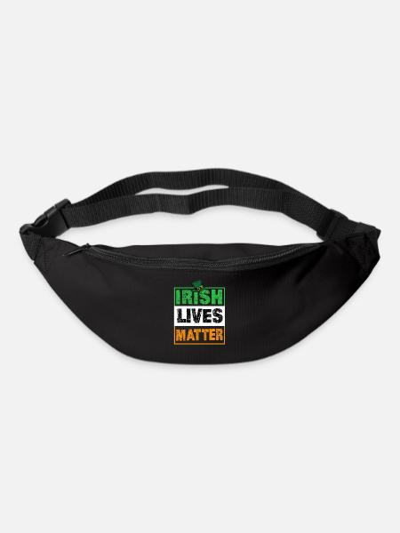 Irish Lives Matter - Gürteltasche - Schwarz