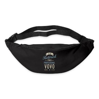 Ich bin nicht im Ruhestand Ich bin ein professionelles VOVO-Weihnachtsgeschenk - Gürteltasche - Schwarz - Vorne