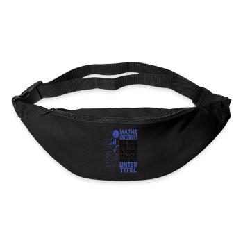 Math school student profession gift - Bum bag - black - Front