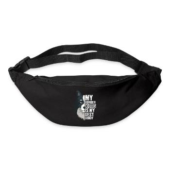 Border Collie Gift for a Dog Owner - Bum bag - black - Front