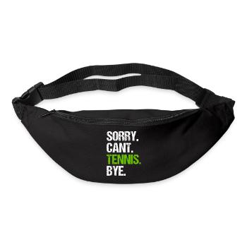 Sorry Cant Tennis Bye - Gürteltasche - Schwarz - Vorne