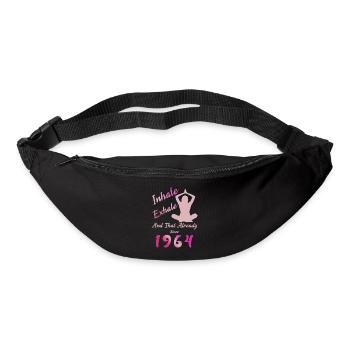 Fitness femmes 1964 naissance Anniversaire Sport - Sac banane - noir - Devant