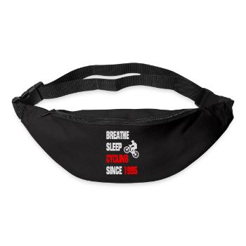 1995 Cycliste né Aime Son Vélo - Sac banane - noir - Devant