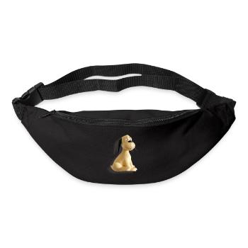Dog Wum - Tendance des années 80 - Sac banane - noir - Devant